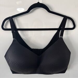 Torrid Curve Women’s Bra Size 38DDD Wireless Comfort Black T-shirt Smooth